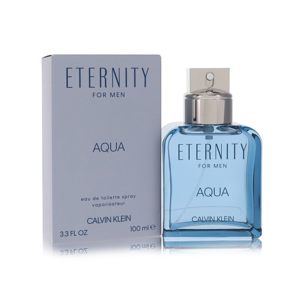 Eternity Aqua by Calvin Klein Eau De Toilette Spray 100ml/3.3 oz