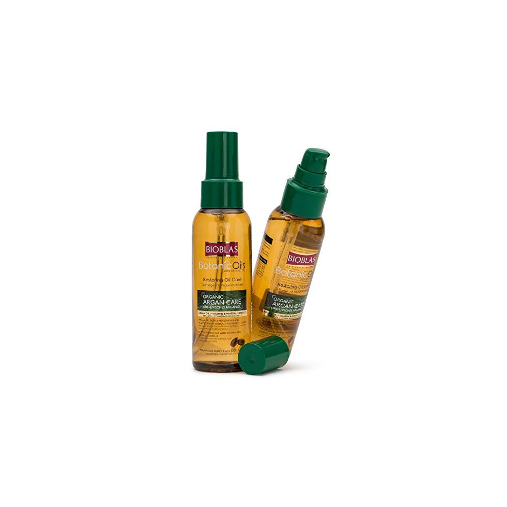 Bioblas Argan Care Organic Argan Oil For Hair With Vitamin & Mineral Complex