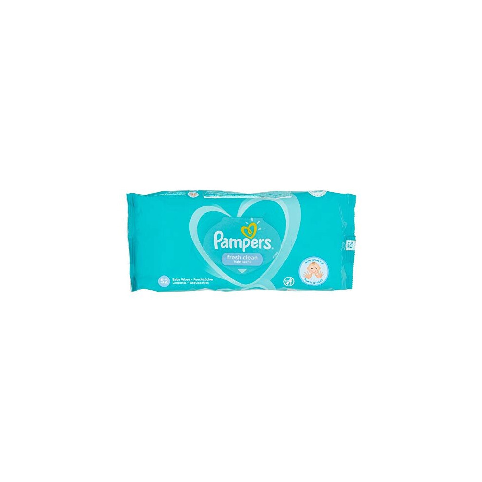 Pampers Fresh Clean Baby Wipes (52 Wipes)