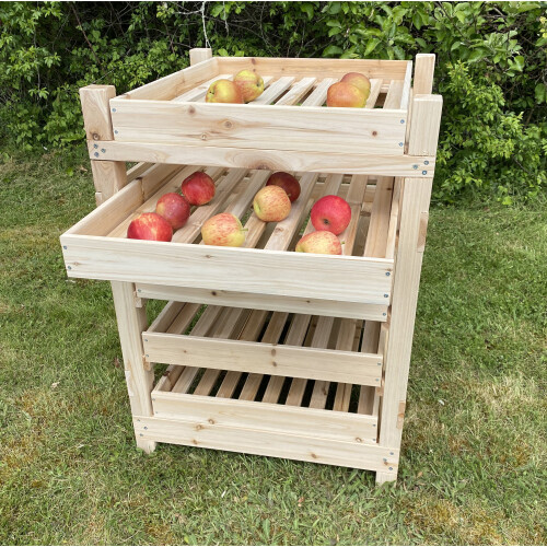 Selections Traditional Wooden Apple Storage Rack (5 Drawer) 1