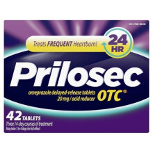 Prilosec, OTC, 20 mg, 42 Tabletten