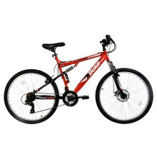 Dallingridge Duke DS Full Suspension Mountain Bike, 26" Wheel - Red