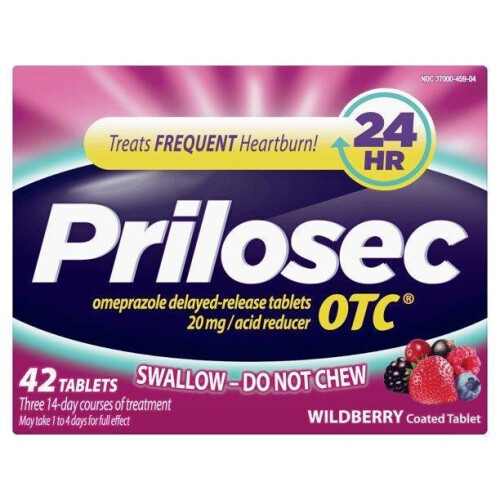 Prilosec, OTC, Wildbeere, 42 Tabletten