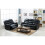 Arthauss (Black) PU Leather Chicago 3+2 Seater Recliner Sofa 1