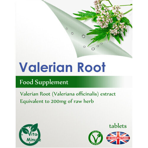Valerian Root Extract 200mg - 180 Tablets - Anxiety, Insomnia, UK (V) 2
