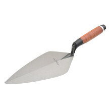 Marshalltown 34L Wide London Pattern Brick Trowel Leather Handle 12in M/T34L12