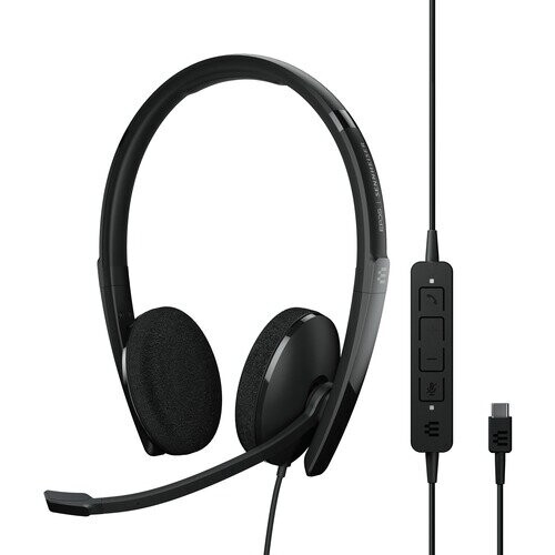 EPOS Microauricolare - EPOS I SENNHEISER - ADAPT 160 USB-C II - Filo - Sopra l'orecchio - Nero