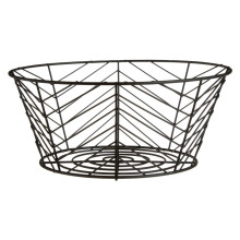 Vertex Black Metal Fruits Vegetables Rack Basket Holder Veggies Powder Coated