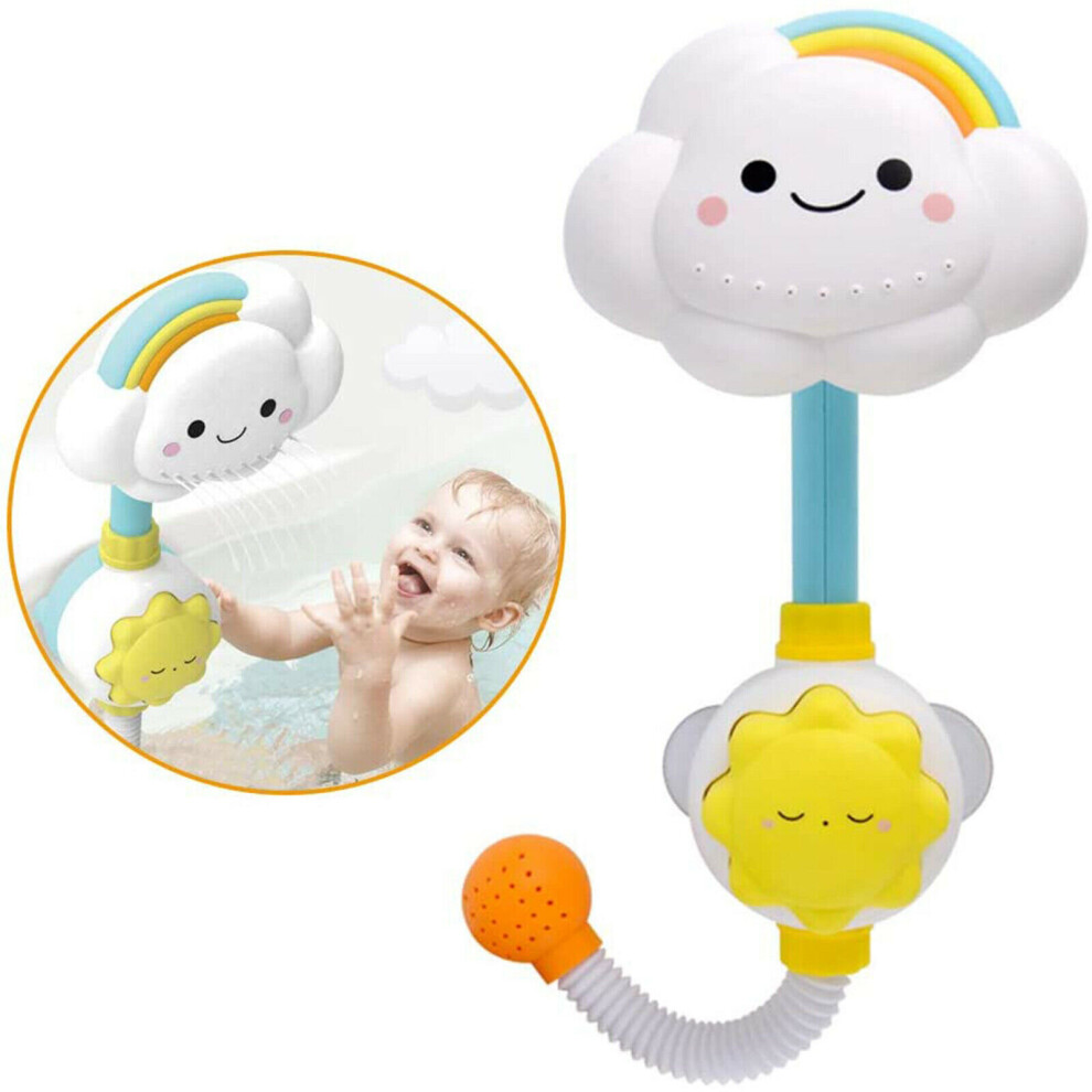 Baby Bath Toy, Children Cloud Spray Water Shower Tub Faucet Bathroom