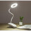 Flexible Clip On LED Reading Light Desk Bed Night Lamp Rechargeable 5