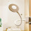 Flexible Clip On LED Reading Light Desk Bed Night Lamp Rechargeable 8