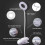 Flexible Clip On LED Reading Light Desk Bed Night Lamp Rechargeable 10