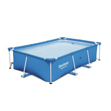 Bestway Swimming Pool Patio Above Ground Pool with Steel Frame Steel Pro 56403