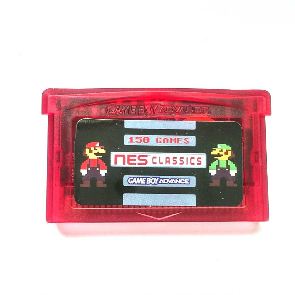 150 in 1 NES Retro Games for Gameboy Advance SP Mario Zelda