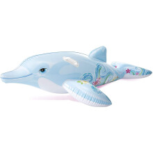 Gioco gonfiabile Delfino blu 175 x 66 cm INTEX 58535