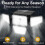 4 Head Solar PIR Motion Sensor Light Outdoor Wall Security Flood Lamp 7