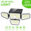 4 Head Solar PIR Motion Sensor Light Outdoor Wall Security Flood Lamp 1