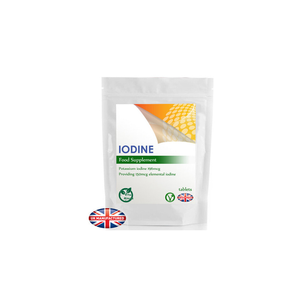 Vitaminute 90 Tablets Potassium Iodide 150Mcg (V) For Thyroid & Cognitive Support – Vegan Uk