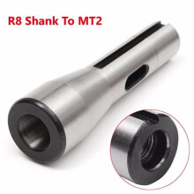 New R8 Shank To MT2 R8 Drill Chuck Arbor Morse Taper Adapter Sleeve