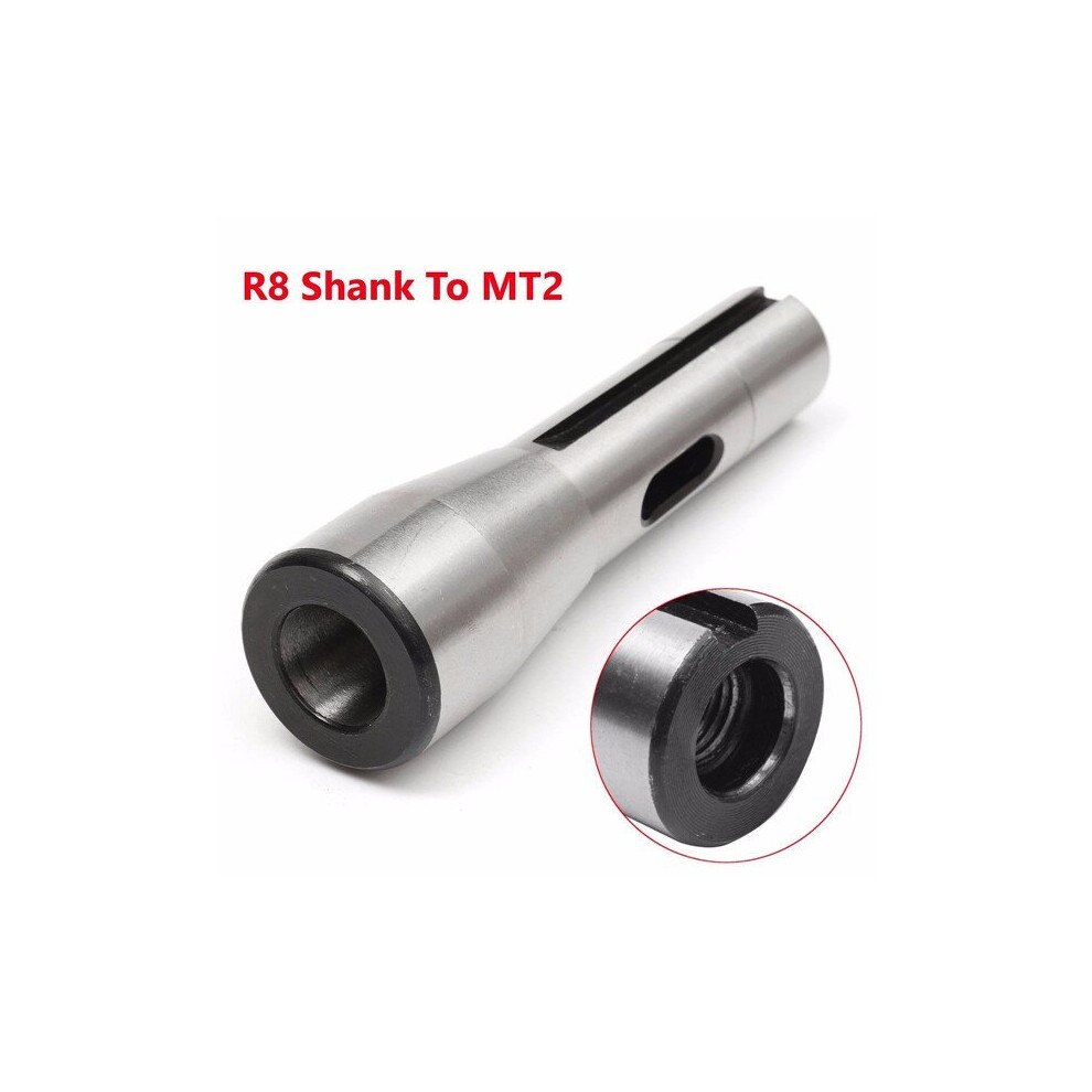 New R8 Shank To Mt2 R8 Drill Chuck Arbor Morse Taper Adapter Sleeve 623414381031