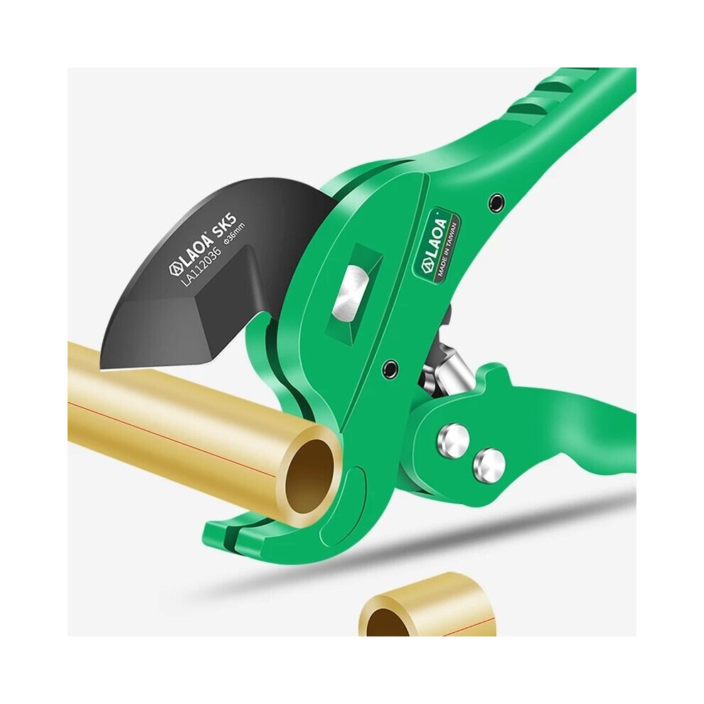 New Laoa Pipe Cutter 36-42Mm Pipe Scissors Sk5 Material With Treatment Ratchet Pvc/Pe/Ve Pipe Cutter Scissors 623414371018