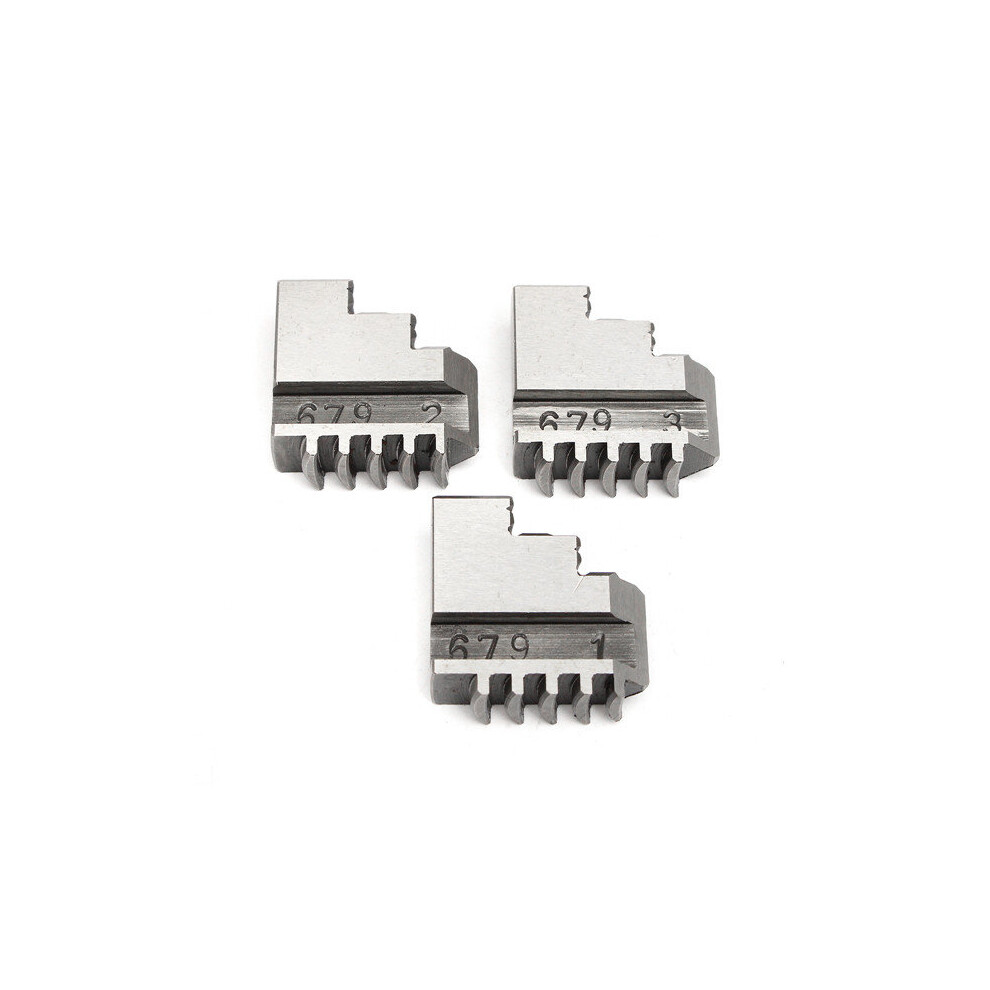 New Sanou Outside Jaws For 3 Jaw Lathe Chuck K11-80 80Mm Self Centering Chuck Jaw Foot 623414381208
