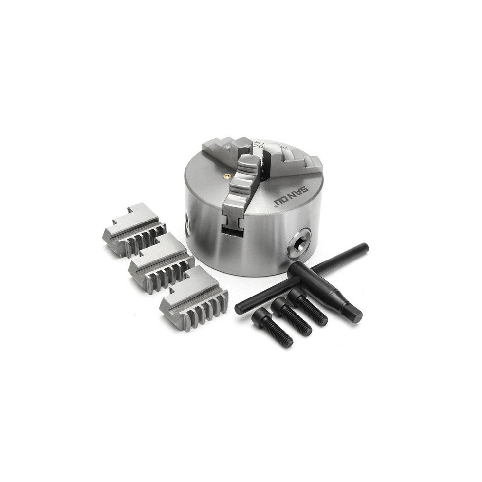 New Sanou K11-100 Lathe Chuck 100Mm 3 Jaw Manual Chuck Self Centering Lathe Parts 623414381284