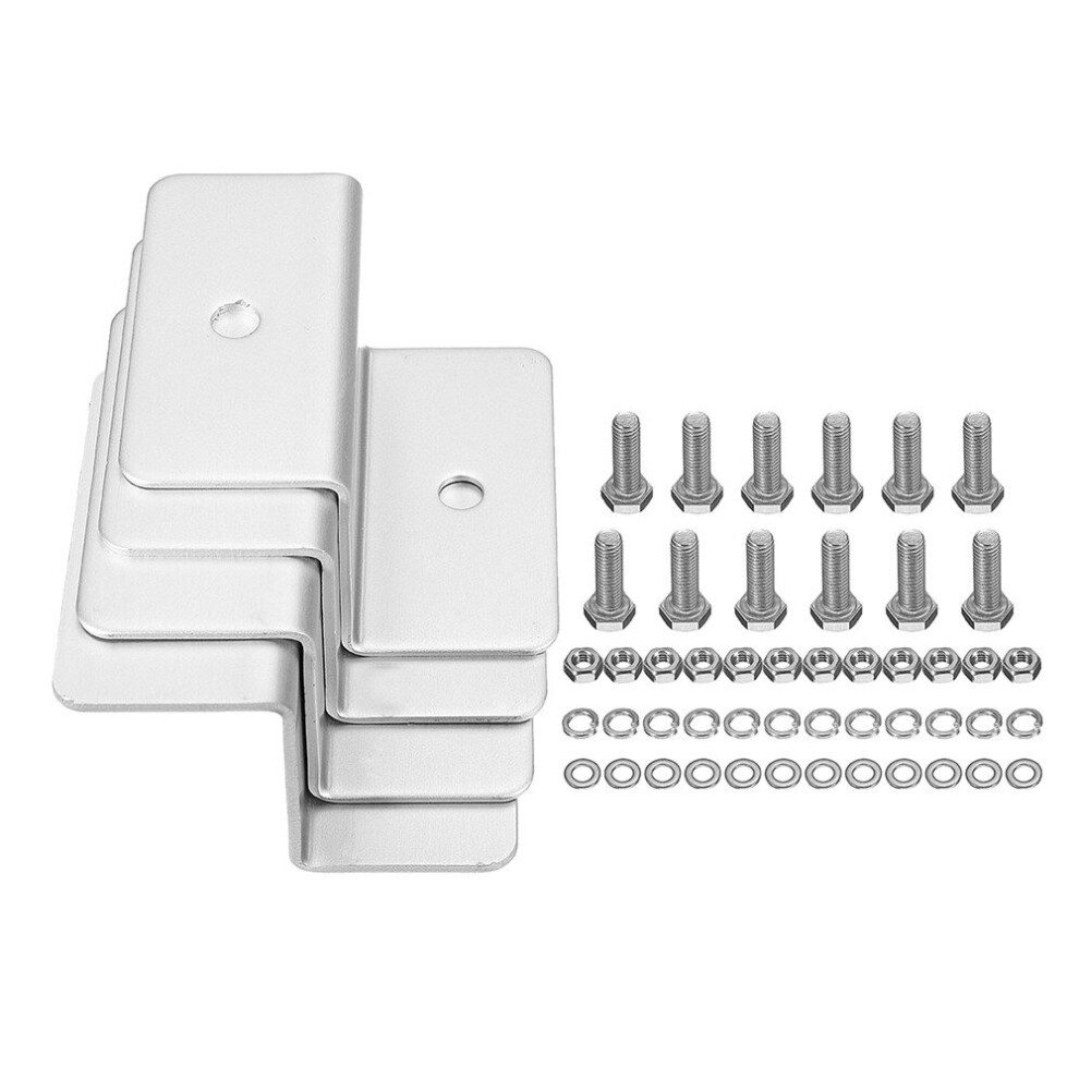 New 4Pcs Zb-01 Solar Panel Mounting Z Brackets Aluminum Alloy Tools Kit For Motorhomes And Yachts 623414386326