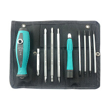 New 10Pcs Precision Magnetic Screwdriver Set Phillips Slotted Star Bits Repair Tools