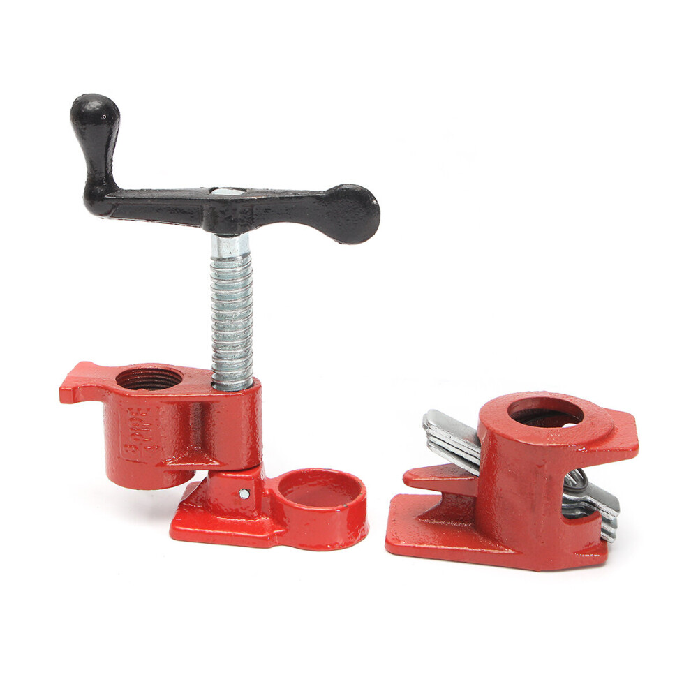 New Raitool 3/4 Inch Woodworking Clamp Wood Gluing Pipe Clamp Set Woodworking Cast Structure 623414359467