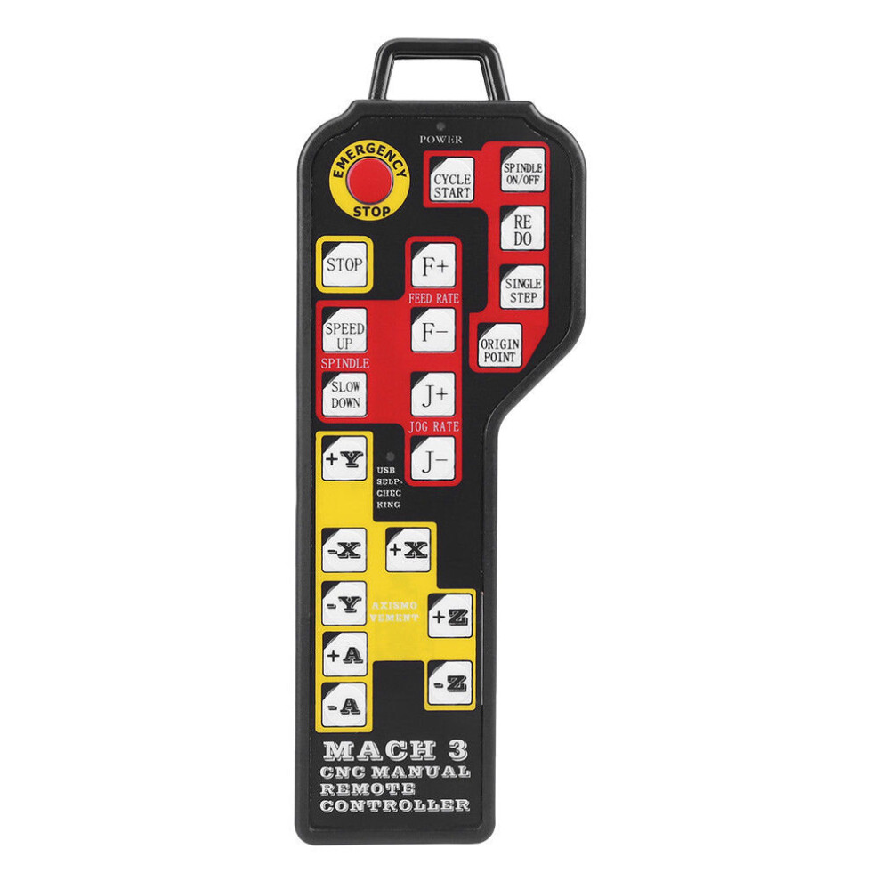 New Machifit 4 Axis Usb Pendant Cnc Handwheel Engraving Numerical Remote Controller For Mach3 623414383943