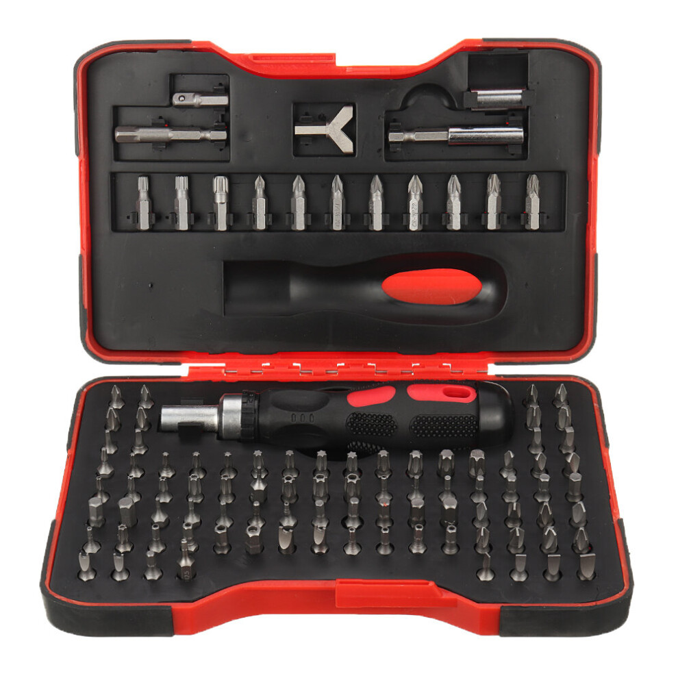 New 101Pcs Ratchet Screwdriver 6.35Mm Screw Driver Set Household Diy Driver Tool 623414372671
