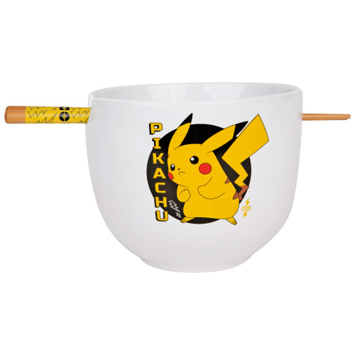 Pokémon Pokemon Pikachu Ramen Bowl with Chopsticks 2