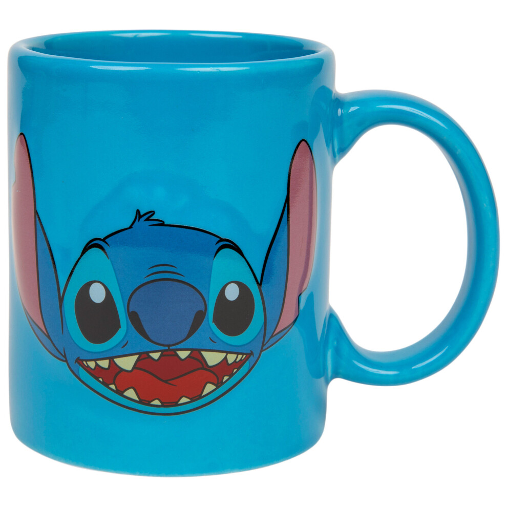 Lilo and Stitch Disney Character Stitch Full Face Relief 11oz Mug