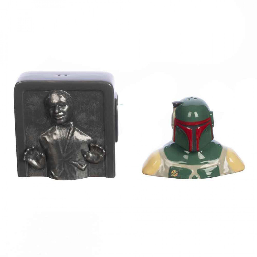 Star Wars The Empire Strikes Back Sculpted Ceramic Salt and Pepper Set