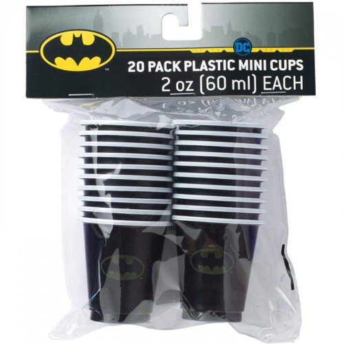 Batman Batman Classic Logo 2oz Party Cups 20-Pack