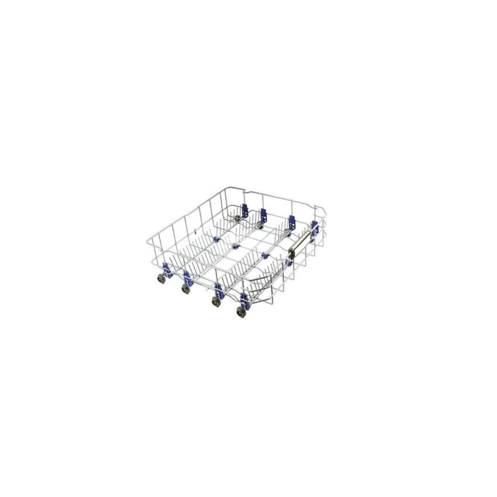 Lg Genuine Lower Dishwasher Basket With Wheels D1454tf D1484bf D1483cf