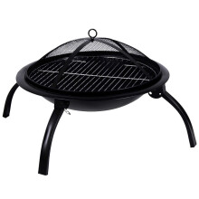Kaida Traveller Portable Fire Pit + BBQ