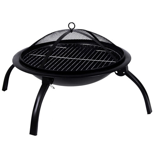 Kaida Traveller Portable Fire Pit + BBQ