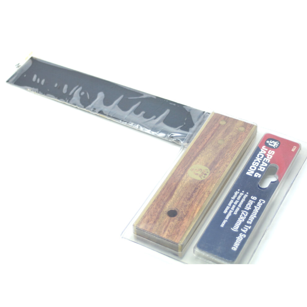 Try Square 9" (230mm)  Hardwood Stock   --Spear & Jackson  CTS9