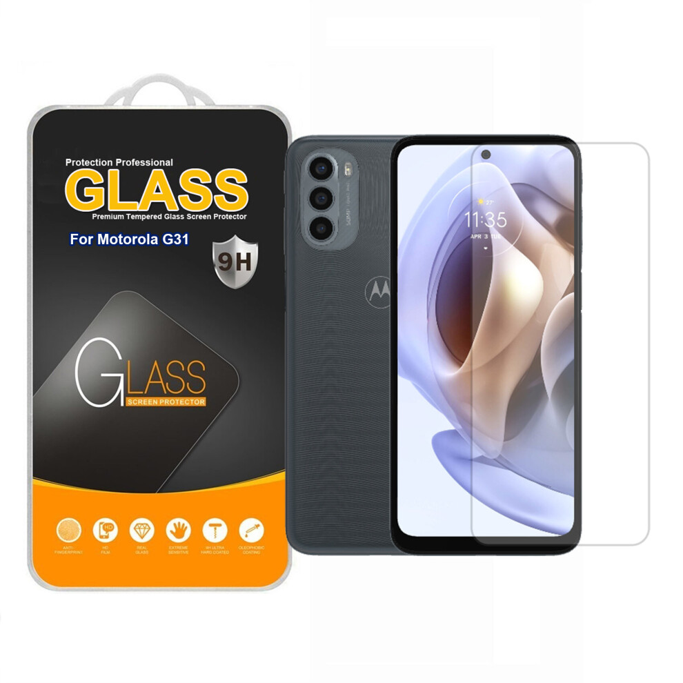 For Motorola G31 Tempered Glass Screen Protector 304063162904