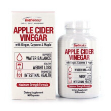DietWorks, Cider Trim, Apfelessig, 120 Kapseln