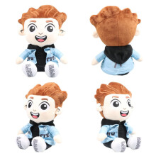 22cm Caylus Plush Cartoon Cute Blue Clothes Boy Stuffed Plush Dolls Kids Gifts