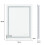 LUVODI 27.5x35.4 Led Backlit Light Up Home Badezimmer Spiegel 3