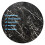 Costway Modern Bar Table Multifunctional Round Pub Table Marble Patterns 5