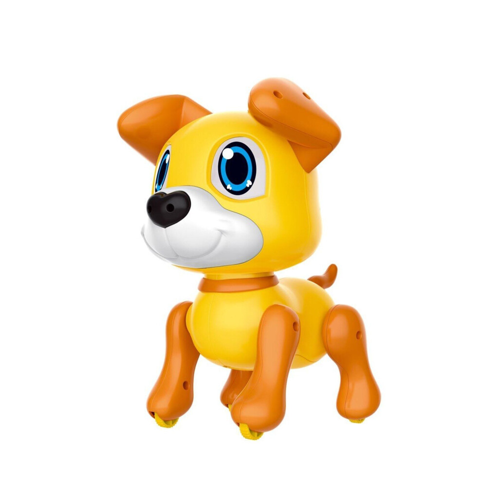 () Electronic Robot Dog Toy with Gesture Sensing Lights and Puppy Sounds Intelligent Playing Music