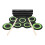 (White) Portable Digital Stereo Electronic Drum Set 4