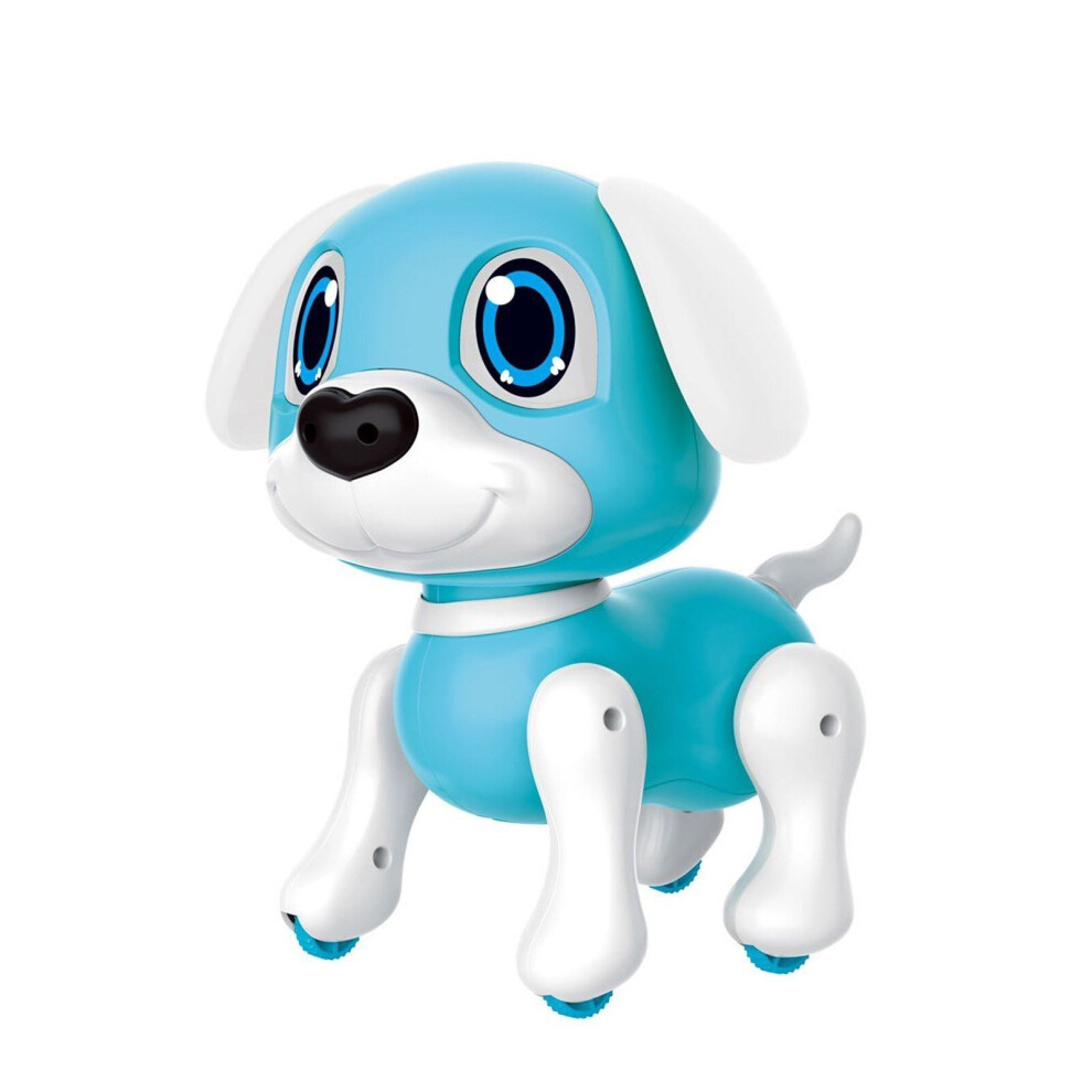 () Electronic Robot Dog Toy with Gesture Sensing Lights and Puppy Sounds Intelligent Playing Music