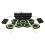 (White) Portable Digital Stereo Electronic Drum Set 10
