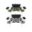 (White) Portable Digital Stereo Electronic Drum Set 2